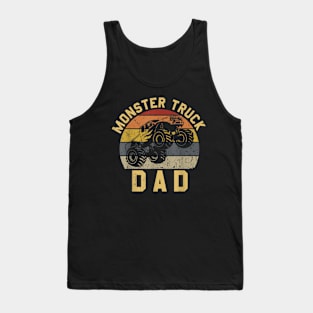 Monster Truck Dad Cool Monster Trucks For Men Tank Top